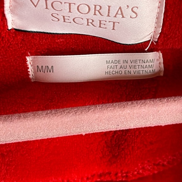 Victoria Secret Red plush Robe - Picture 2 of 6